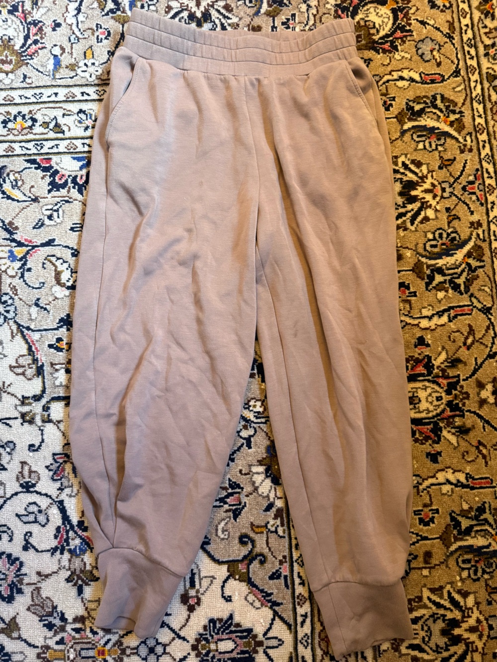 Varley Allen Sweat Pant in Tan Med